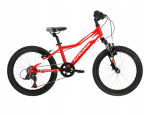 KROSS Level Mini 2.0 red-bl-whi vaikiškas dviratis (20") - Standartinis dydis
