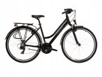 KROSS Trans 1.0 D S bla-gry g moteriškas miesto dviratis (28") - M dydis