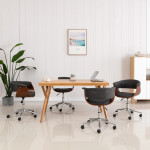 Pasukamos valgomojo kėdės, 4vnt., pilkos, audinys