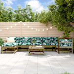 Sodo poilsio komplektas su pagalvėlėmis, 8 dalių, pušis