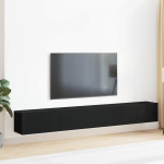TV spintelių komplektas 3 pcs Juodas ąžuolas 80 x 30 x 30 cm