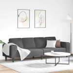 Sofa Tamsiai pilka 250 x 77 x 76 cm Kordūrinis audinys