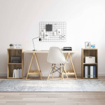 TV spintelių komplektas 2 pcs Amatininkų ąžuolas