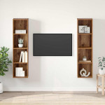 TV spintelių komplektas 2 pcs Ruda 37 x 37 x 142,5 cm