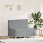 Modulinis sofa vienetas be rankų 2 pcs Šviesiai pilka