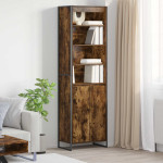 Aukšti spintelės 2 pcs Dūminis ąžuolas 60 x 36 x 200 cm