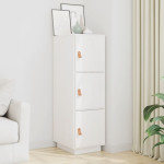 Komoda, balta, 34x40x108,5cm, pušies medienos masyvas