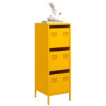Highboard Garstyčių geltona 39x35x103,5 cm Plienas