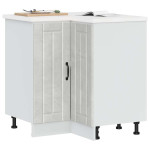 virtuvės kampinė spintelė "Lucca" Betoninė pilka