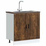 Kriauklės pagrindo spintelė "Porto" Rūkytas ąžuolas