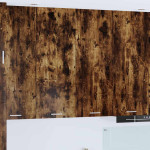 Pakabinama spintelė su saugykla Rūkyta ąžuolas 80 x 31 x 100 cm