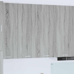 Pakabinama spintelė su saugykla Pilkas Sonoma 80 x 31 x 100 cm