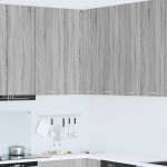 Pakabinama spintelė Pilkas Sonoma ir baltas 57 x 57 x 100 cm