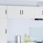 Virtuvės spintelė Kalmar 2 pcs Aukštai blizganti balta