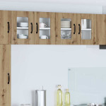 Virtuvės spintelė 2 pcs Amatininkų ąžuolas 60 x 31 x 40 cm