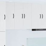 Virtuvės spintelė Aukštai blizganti balta 60 x 31 x 80 cm