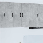 Virtuvės spintelė su lentyna 2 pcs Betono pilka 30 x 31 x 80 cm