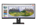 Lenovo | ThinkVision | T34WD-40 | 34 " | VA | 21:9 | 120 Hz | 4 ms | 3440 x 1440 pixels | 300 cd/m² | HDMI ports quantity 1 | Eclipse black | Warranty 36 month(s)