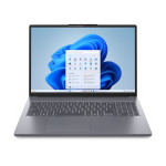 Lenovo IdeaPad Slim 3 16ARP10 | Luna Grey | 16 " | IPS | WUXGA | 1920 x 1200 pixels | Anti-glare | AMD Ryzen 5 | 7535HS | 16 GB | Soldered DDR5 | Solid-state drive capacity 512 GB | AMD Radeon 660M Graphics | Windows 11 Home | 802.11ax | Bluetooth version 5.3 | Keyboard language US international | Keyboard backlit | Warranty 24 month(s) | Battery warranty 12 month(s)