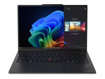 Lenovo ThinkPad X1 Carbon G13 Aura Edition | Black | 14 " | IPS | Touchscreen | WUXGA | 1920 x 1200 pixels | Anti-glare | Intel Core Ultra 7 | 258V | 32 GB | Soldered LPDDR5x | Solid-state drive capacity 512 GB | Intel Arc Graphics 140V | Windows 11 Pro | 802.11be | Bluetooth version 5.4 | Keyboard language English | Keyboard backlit | Warranty 36 month(s) | Battery warranty 12 month(s)