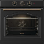 Gorenje | Oven | BOS67371CLB | 77 L | Multifunctional | EcoClean | Mechanical control | Steam function | Height 59.5 cm | Width 59.5 cm | Black