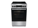 Gorenje | Cooker | GECS5C70XA | Hob type Vitroceramic | Oven type Electric | Stainless steel | Width 50 cm | Grilling | LED | Depth 59.4 cm | 70 L