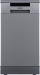 Gorenje Dishwasher | GS522E10S | Built under | Width 44.8 cm | Number of place settings 10 | Number of programs 6 | Energy efficiency class Class E | Grey