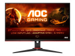 AOC | Monitor | 25G3ZM/BK | 24.5 " | VA | FHD | 16:9 | 240 Hz | 1 ms | 1920 x 1080 | 300 cd/m² | HDMI ports quantity 2 | Black/Red | Warranty 36 month(s)