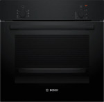 Bosch Oven | HBF010BA1 | 66 L | Electric | Manual | Knobs | Height 59.5 cm | Width 59.4 cm | Black