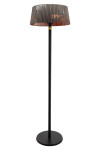 TunaBone Electric Standing Patio Heater, Double clear halogen heating lamps | TB1821SH-01 | Patio heater | 2100 W | Black