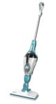 BLACK & DECKER Steam cleaner | FSMH1321-QS | Power 1300 W | Steam pressure 2.5 bar | Water tank capacity 0.5 L | White/Aqua