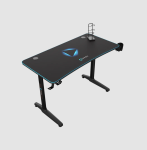 Onex | Gaming Desk w/Cup holder, headset hook, Gamepad holder, Full coverage mouse pad | GD1200H | Black