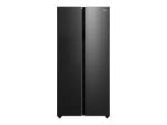 Midea Refrigerator | MDRM632FGD46W | Energy efficiency class D | Free standing | Height 177.5 cm | Side by Side | No Frost system | Fridge net capacity 301 L | Freezer net capacity 169 L | 37 dB | Stainless steel