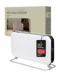 Mill | Heater | SG2000LED | Convection Heater | 2000 W | Number of power levels 3 | Suitable for rooms up to 5-20 m² | White