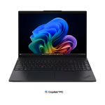 Lenovo ThinkPad L16 G3 Intel | Black | 16 " | IPS | WUXGA | 1920 x 1200 pixels | Anti-glare | Intel Core Ultra 7 | 355 | 24 GB | SODIMM DDR5 | Solid-state drive capacity 512 GB | Intel Graphics | Windows 11 Pro | 802.11be | Bluetooth version 5.4 | 4G upgradable | Keyboard language English | Keyboard backlit | Warranty 36 month(s) | Battery warranty 12 month(s)