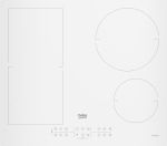 BEKO Hob | HII64200FMTW | Induction | Number of burners/cooking zones 4 | Touch control | Timer | White