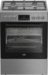 BEKO Cooker | FBMA61330GXDT | Hob type Gas | Oven type Electric | Stainless Steel | Width 60 cm | Grilling | LED | Depth 60 cm | 72 L