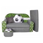 Vaikiška midi sofa - lova "Futbolas" 02