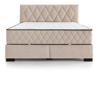 Lova Black Red White Reve, 160x200 cm, smėlio spalvos