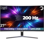 GamePower 27" 200Hz, 0,5 Ms, FHD lenktas Žaidimu monitorius