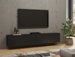 TV staliukas Revmiru 104 (Juoda + Votan ąžuolas)