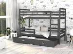 Dviaukštė vaikiška lova JACEK
