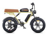 Dviratis 20" elektrinis Engwe M1 dviguba baterija geltonas 