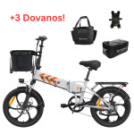 Dviratis 20" elektrinis Engwe P1 baltas