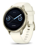 Garmin Venu® 4 – 41 mm Lunar Gold with Bone Silicone išmanusis laikrodis