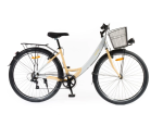 Dviratis 28"  Olpran URTICA balta/smėlio spalva