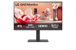 LCD Monitor|LG|27BA45QB-B|27"|Panel IPS|2560x1440|16:9|100Hz|Matte|Speakers|Swivel|Pivot|Height adjustable|Tilt|Colour Black|27BA45QB-B