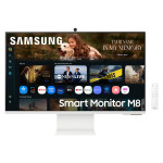 LCD Monitor|SAMSUNG|LS32FM801UUXDU|32"|Smart/4K|Panel VA|3840x2160|16:9|60 Hz|4 ms|Colour White|LS32FM801UUXDU