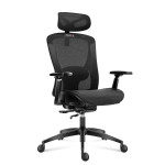 Žaidimų kėdė Huzaro Combat 7.3 Black Mesh – ergonominė, kvėpuojantis tinklelis