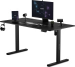 Kompiuterio stalas reguliuojamo aukščio SENSE7 Nojo, juodas
